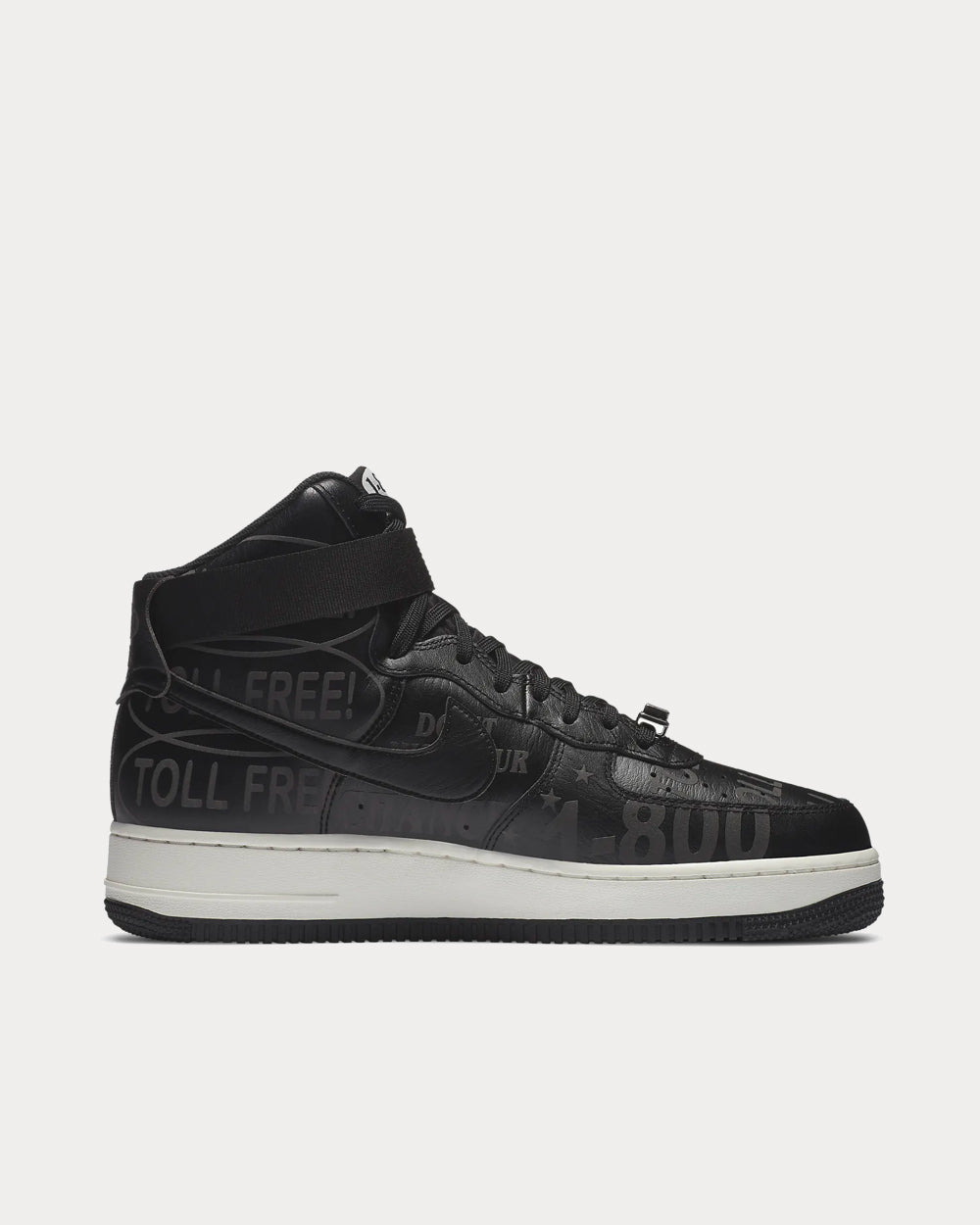 Nike Men's Air Force High '07 Premium Black High Top Sneakers