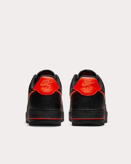 Nike Air Force 1 Low Black / Team Orange / Total Orange Low Top Sneakers - 4