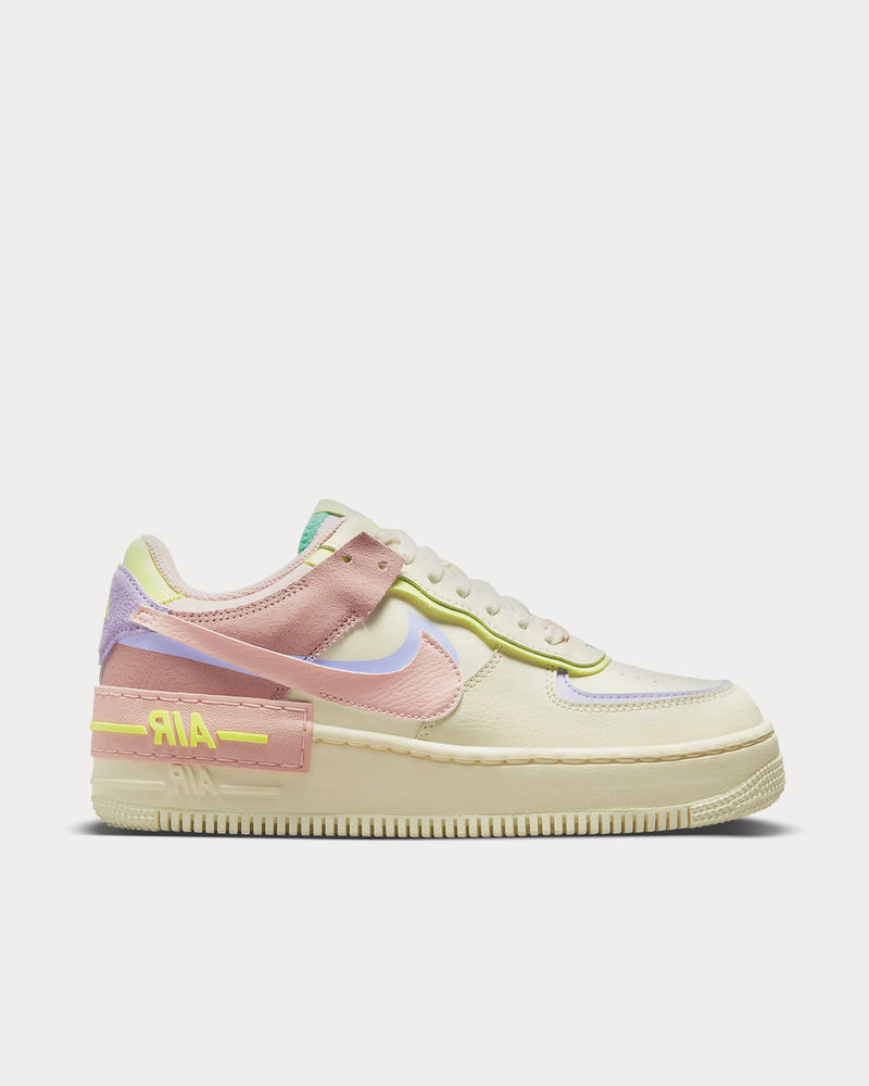 Nike Air Force 1 Shadow Cashmere / Pure Violet / Pink Oxford / Pale Coral Low Top Sneakers - 1