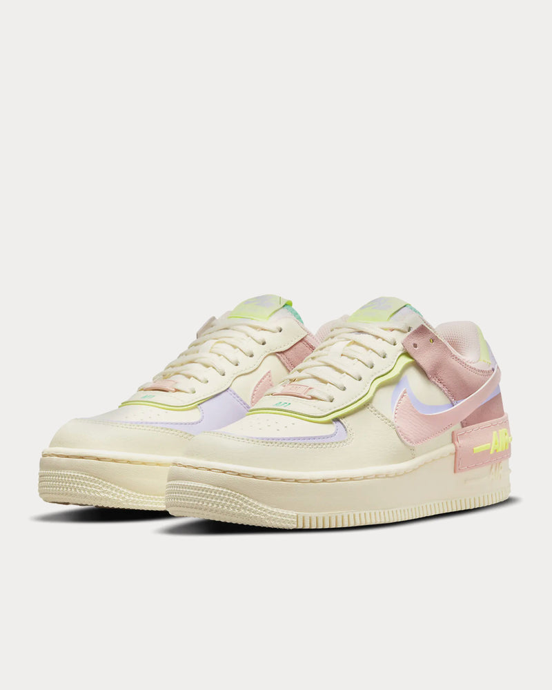 Nike Air Force 1 Shadow Cashmere / Pure Violet / Pink Oxford / Pale Coral Low Top Sneakers - 2