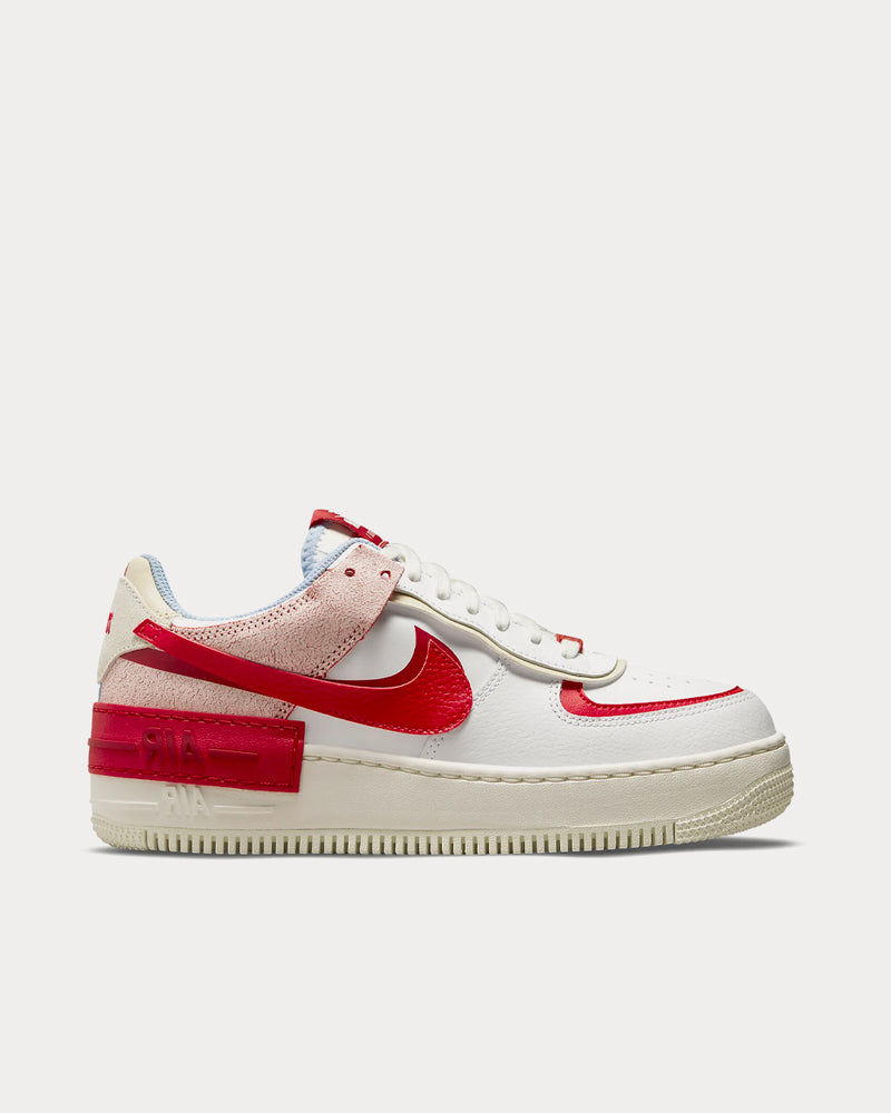 Nike Air Force 1 Shadow Summit White / Gym Red / Aluminium / University Red Low Top Sneakers - 1
