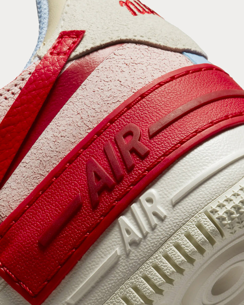 Nike Air Force 1 Shadow Summit White / Gym Red / Aluminium / University Red Low Top Sneakers - 4