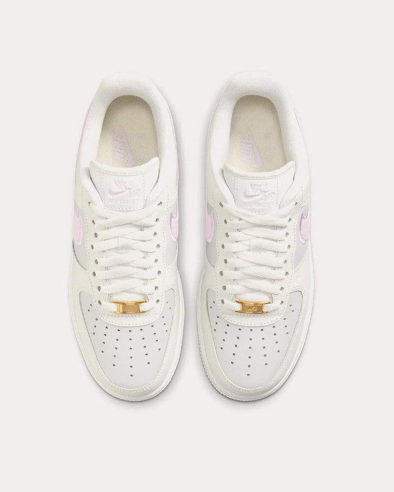 Nike Air Force 1 '07 Summit White / Light Bone / Photon Dust / Regal Pink Low Top Sneakers - 2