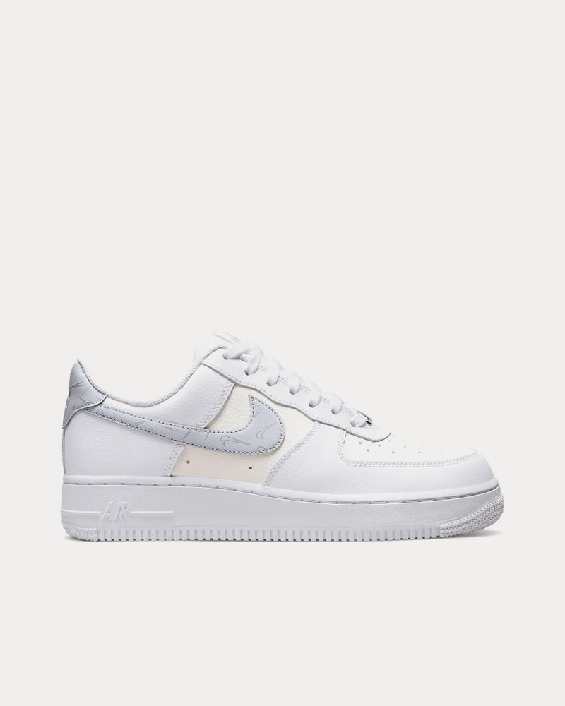 Nike Air Force 1 '07 White / Sail / Metallic Silver / Pure Platinum Low Top Sneakers - 1