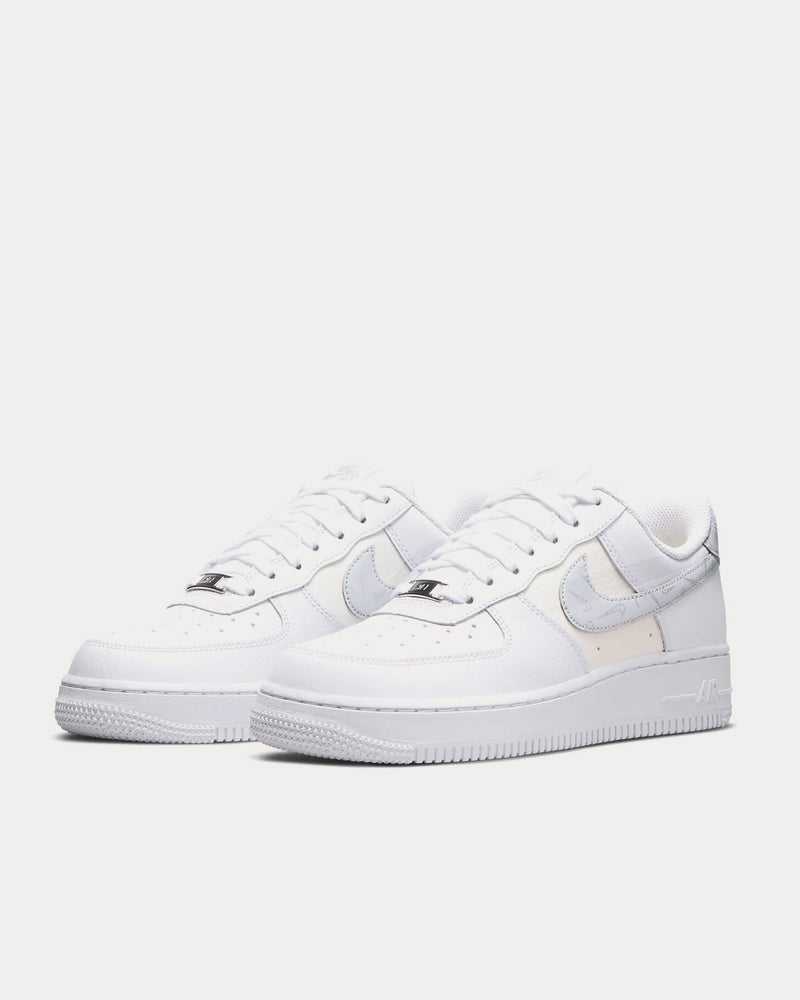 Nike Air Force 1 '07 White / Sail / Metallic Silver / Pure Platinum Low Top Sneakers - 3