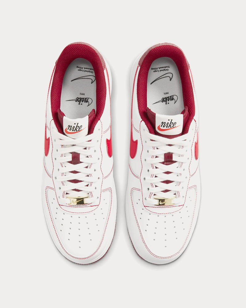 Nike Air Force 1 '07 White / Team Red / Sail / University Red Low Top Sneakers - 3