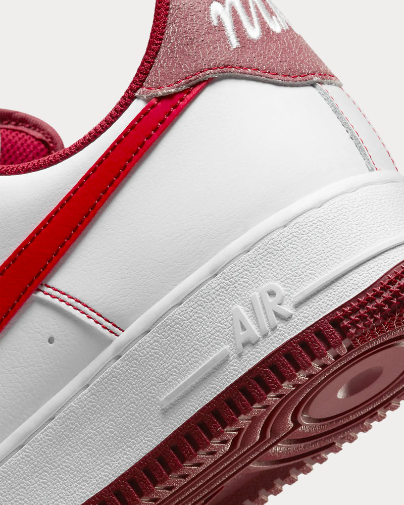 Nike Air Force 1 '07 White / Team Red / Sail / University Red Low Top Sneakers - 6