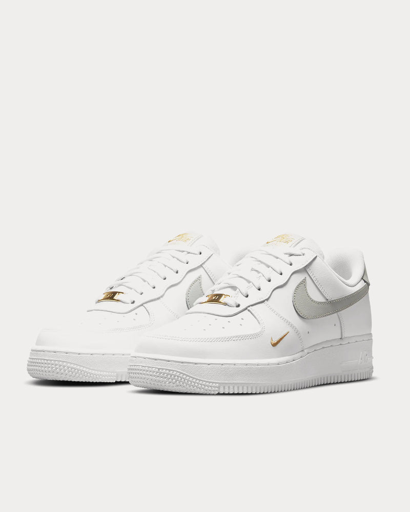 Nike Air Force 1 '07 Essential White / Light Silver Low Top Sneakers - 2