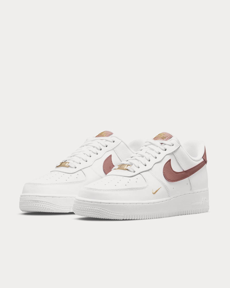 Nike Air Force 1 '07 Essential White / Rust Pink Low Top Sneakers - 2