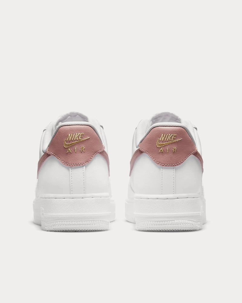 Nike Air Force 1 '07 Essential White / Rust Pink Low Top Sneakers - 4