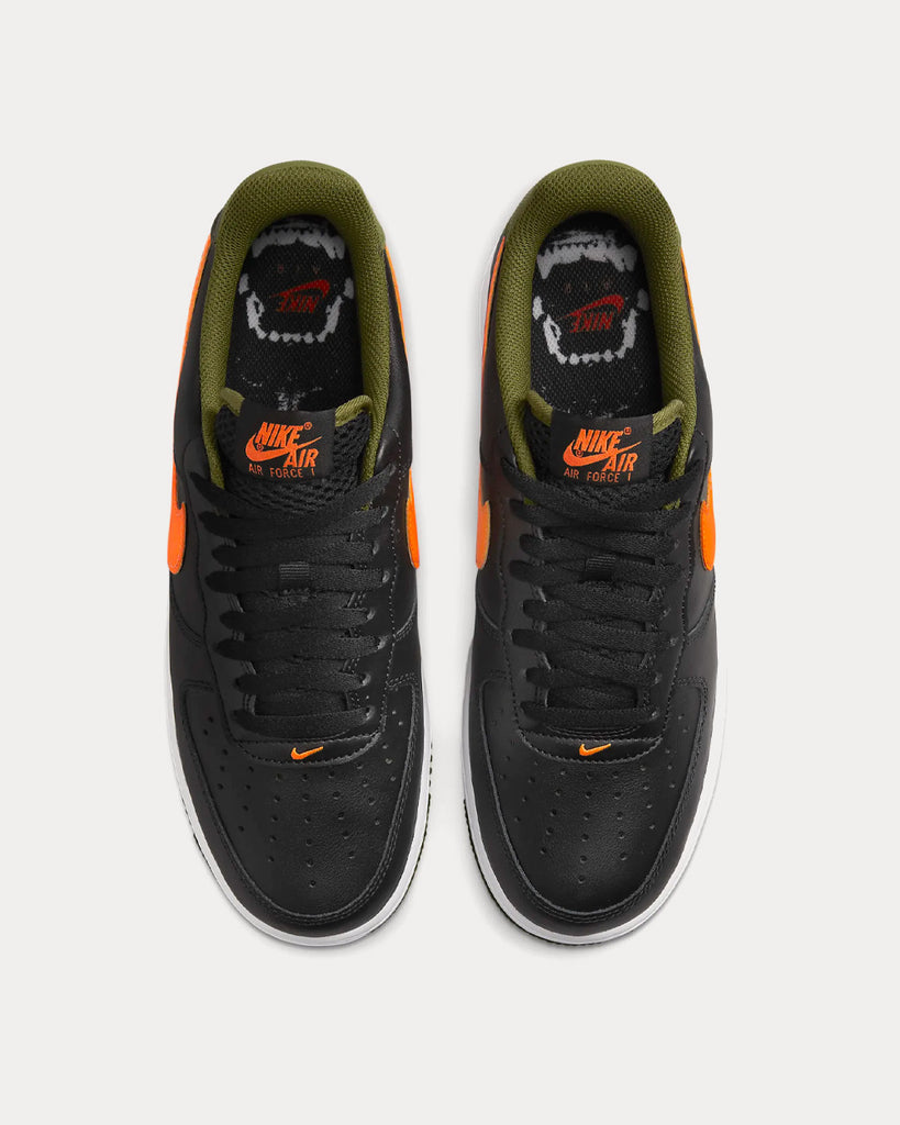 Nike Air Force 1 '07 LV8 Black / Rough Green / White / Total Orange Low Top  Sneakers - Sneak in Peace