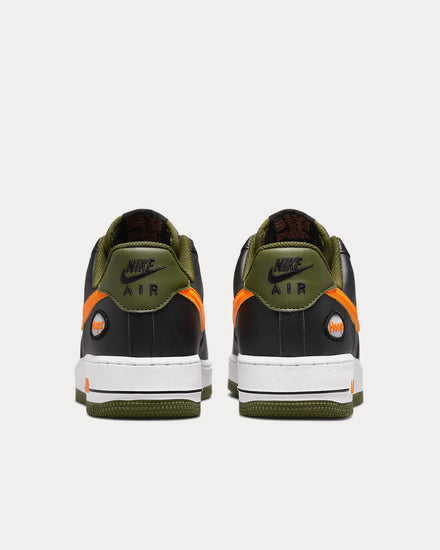 Nike Air Force 1 '07 LV8 Black / Rough Green / White / Total Orange Low Top Sneakers - 4