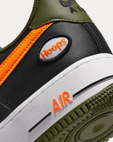 Nike Air Force 1 '07 LV8 Black / Rough Green / White / Total Orange Low Top Sneakers - 6