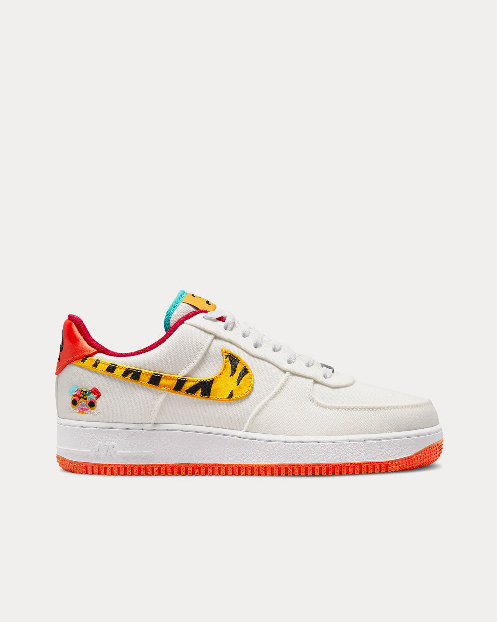 Nike Air Force 1 07 LV8 Sail White University Gold University Gold Low Top Sneakers Sneak in Peace