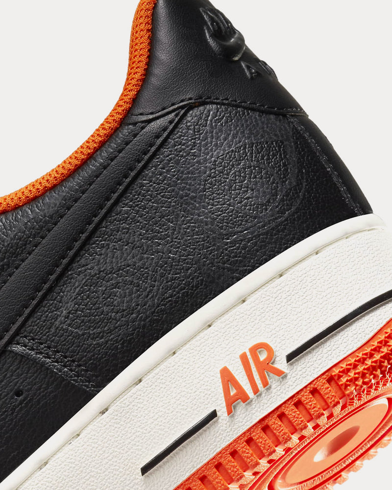 Nike Air Force 1 '07 Premium Black / Starfish / Sail / Black Low Top Sneakers - 6