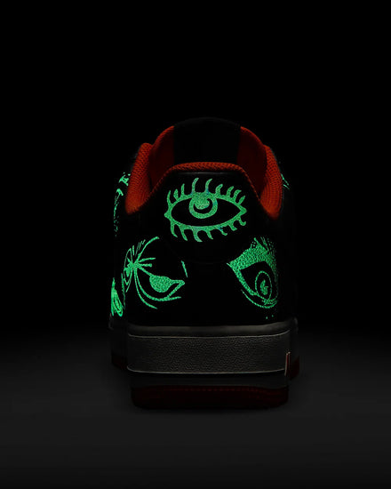 Nike Air Force 1 '07 Premium Black / Starfish / Sail / Black Low Top Sneakers - 7