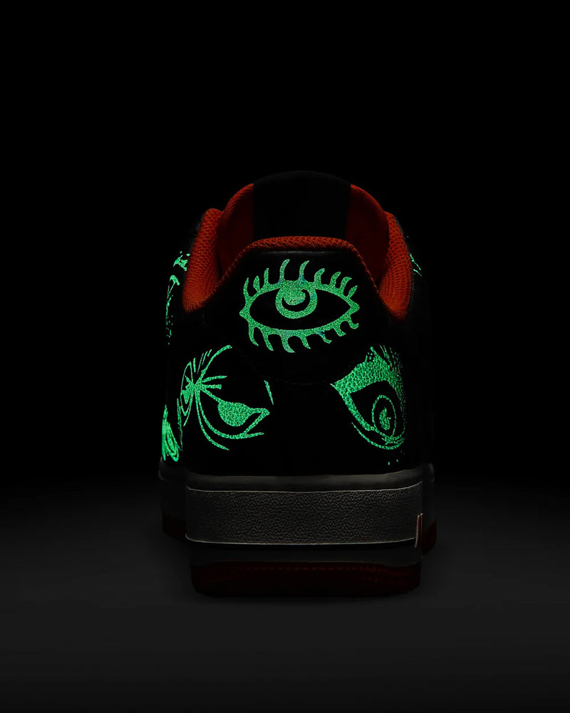 Nike Air Force 1 '07 Premium Black / Starfish / Sail / Black Low Top Sneakers - 7