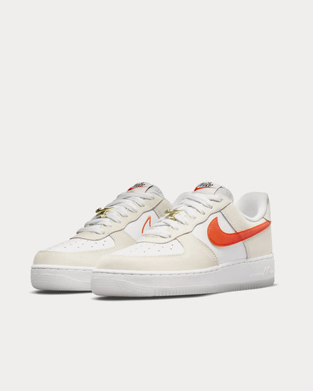 Nike Air Force 1 '07 SE White / Summit White / Sail / Orange Low Top Sneakers - 2