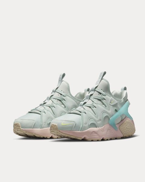 Air Huarache Craft Light Silver / Ocean Bliss / Pink / Citron Tint Low Top Sneakers - Sneak in Peace
