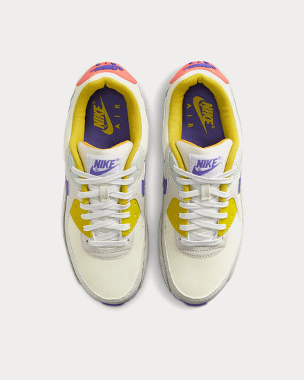 Nike Air Max 90 Summit White / Light Bone / Pistachio Frost / Lapis Low Top Sneakers - 2
