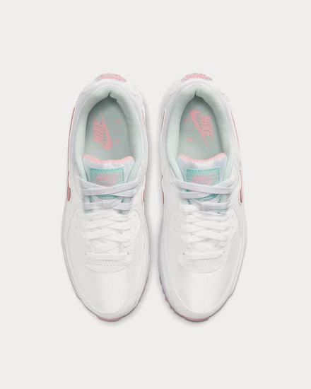 Nike Air Max 90 White / Barely Green / Light Dew / Arctic Punch Low Top Sneakers - 3