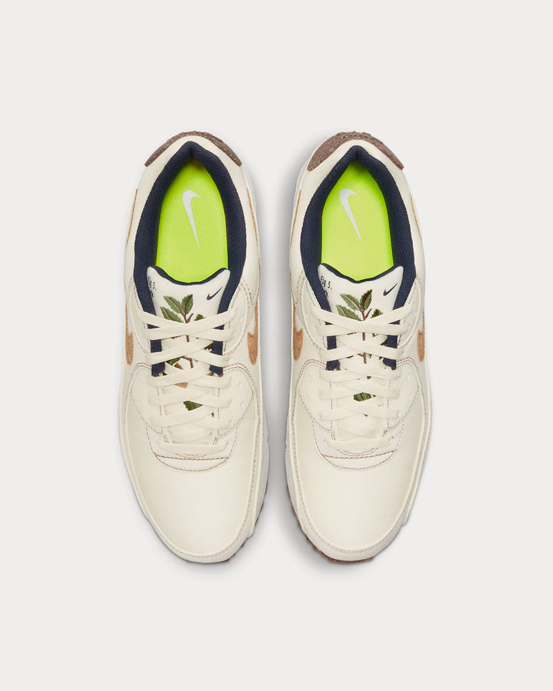 Nike Air Max 90 SE Coconut Milk / Obsidian / White / Wheat Low Top Sneakers - 3