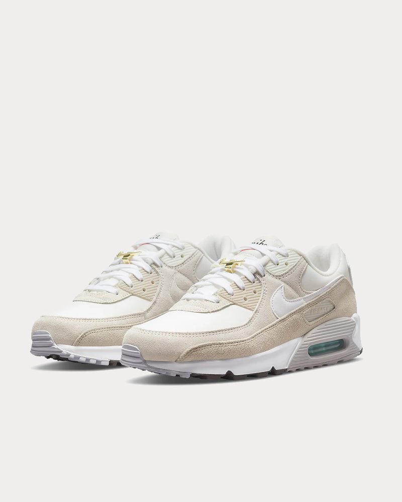 Nike Air Max 90 SE Sail / Cream II / Light Bone / White Low Top Sneakers - 2