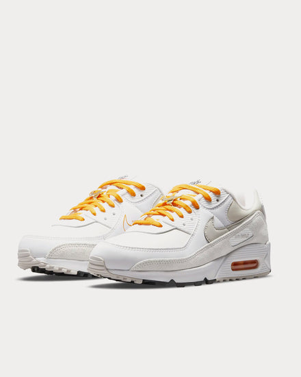 Nike Air Max 90 SE White / University Gold / Sail / Light Bone Low Top Sneakers - 2