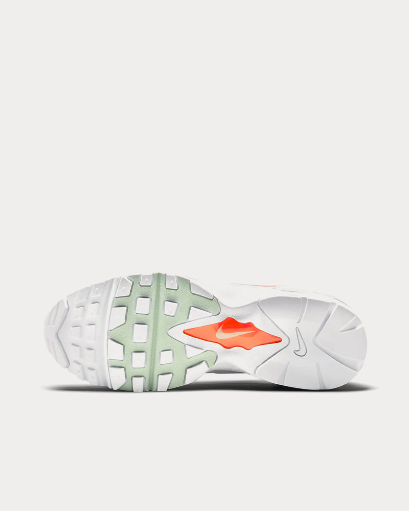 Nike Air Max 96 2 White / Bright Mango / Metallic Silver / Pistachio Frost Low Top Sneakers - 5