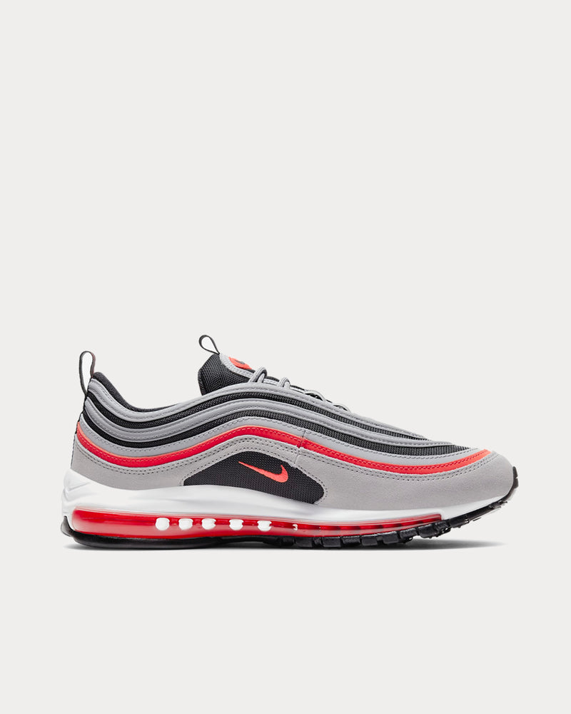 Nike Air Max 97 Wolf Grey / Radiant Red Low Top Sneakers - 1
