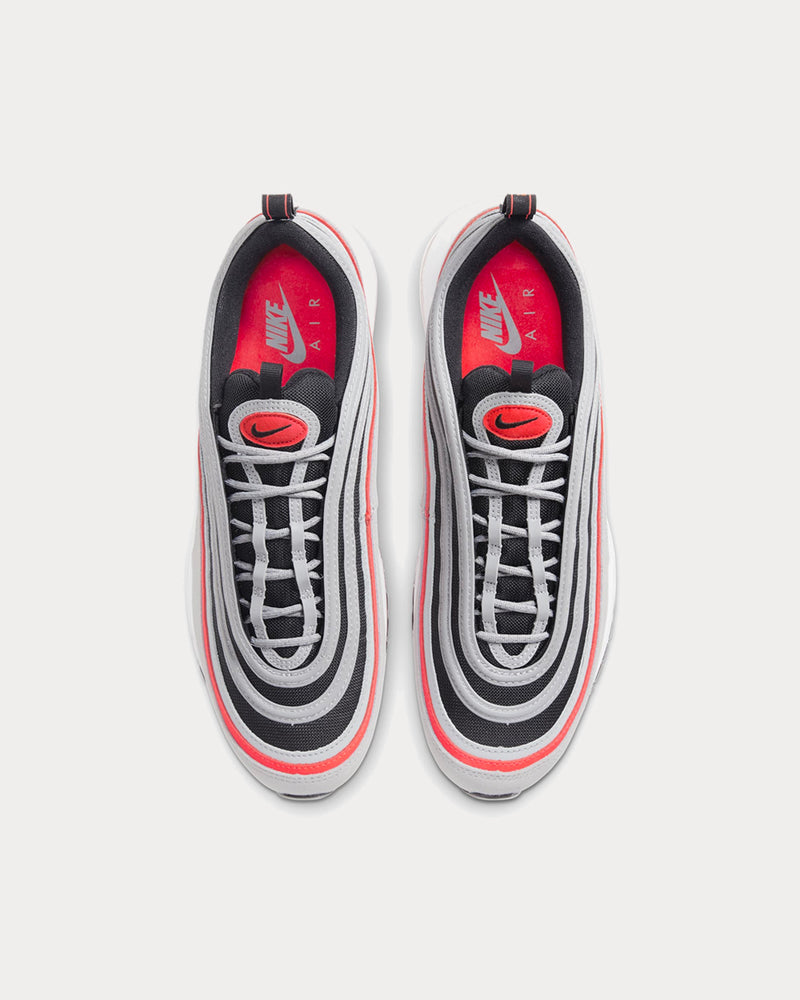 Nike Air Max 97 Wolf Grey / Radiant Red Low Top Sneakers - 2