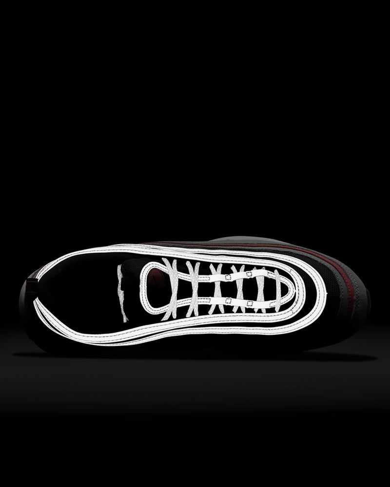 Nike Air Max 97 Wolf Grey / Radiant Red Low Top Sneakers - 4