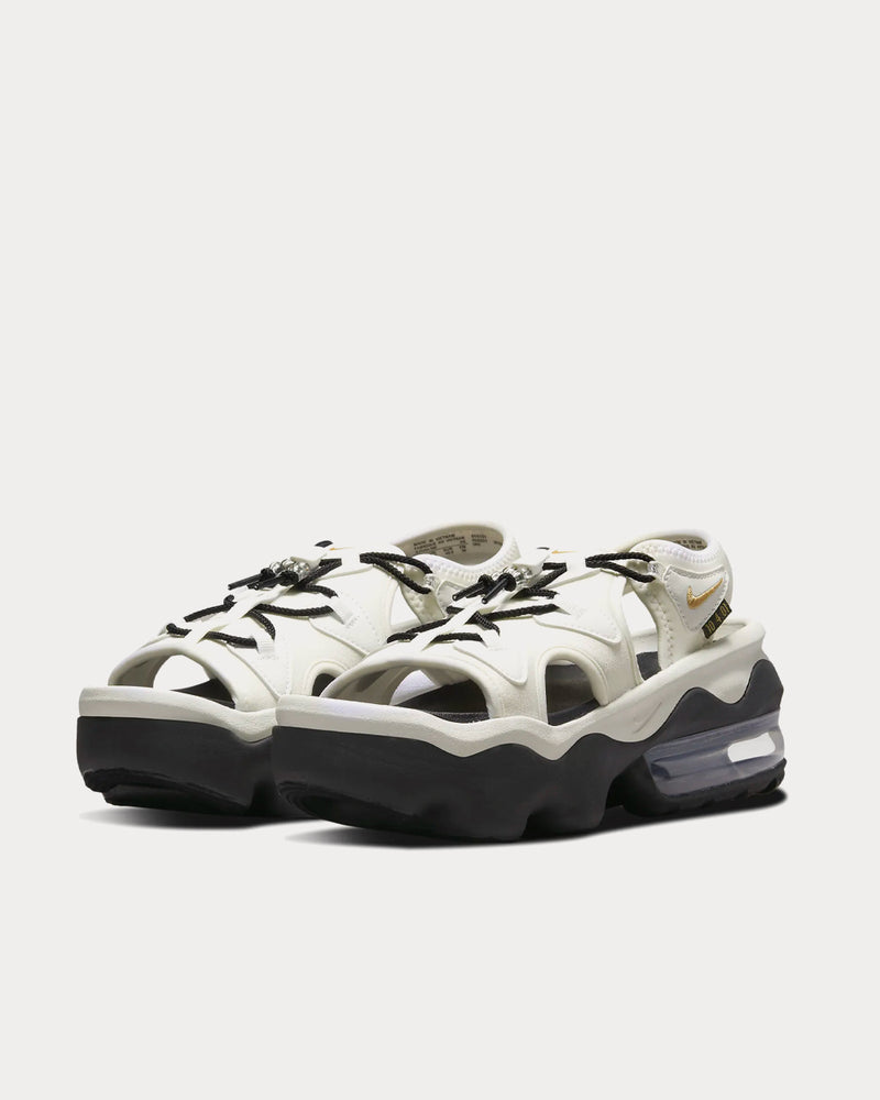 Nike Air Max Koko Serena Williams Design Crew Summit White / Black / Metallic Gold Sandals - 3