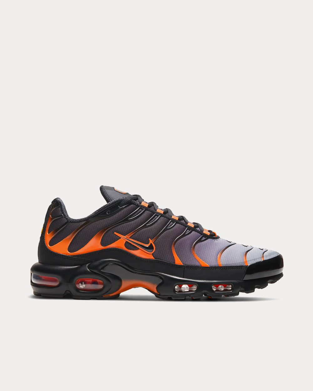 Nike Air Max Plus Black/Team Orange/Iron Grey Low Top Sneakers - Sneak in  Peace