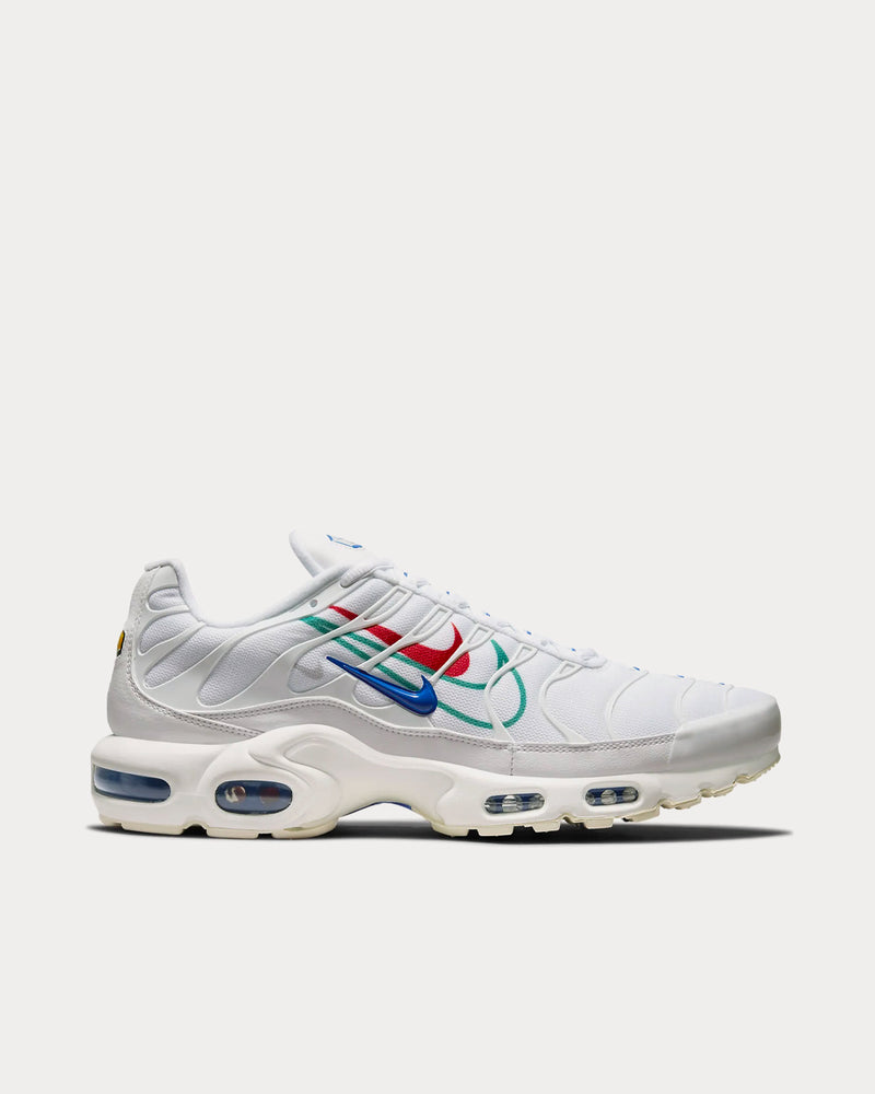 Nike Air Max Plus White / Green Noise / University Red / Game Royal Low Top Sneakers - 1
