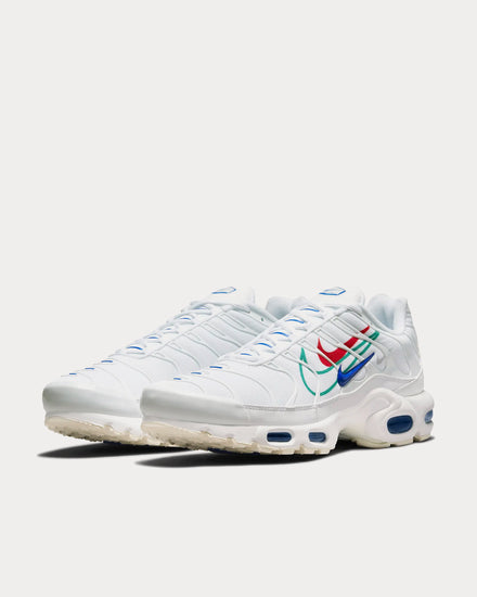 Nike Air Max Plus White / Green Noise / University Red / Game Royal Low Top Sneakers - 3