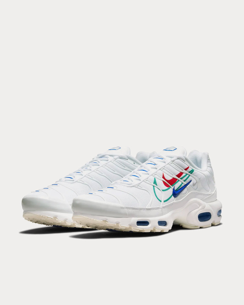 Nike Air Max Plus White / Green Noise / University Red / Game Royal Low Top Sneakers - 3