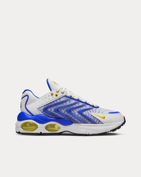 Air Max TW White / Racer Blue / Black / Speed Yellow Low Top Sneakers