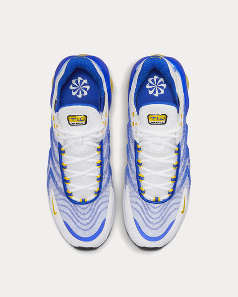 Air Max TW White / Racer Blue / Black / Speed Yellow Low Top Sneakers