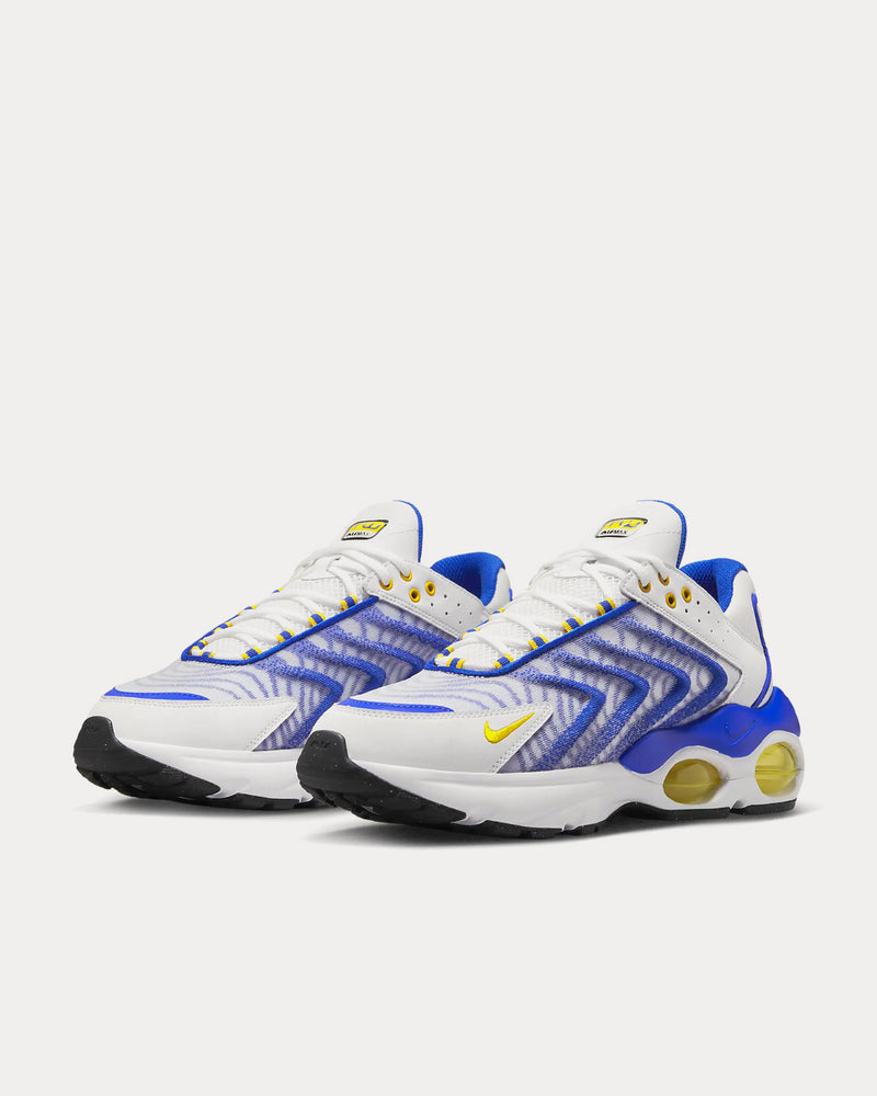 Nike Air Max TW White / Racer Blue / Black / Speed Yellow Low Top Sneakers - 3