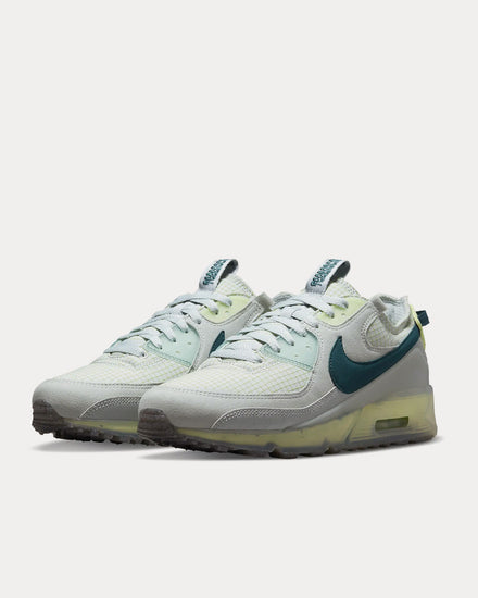 Nike Air Max Terrascape 90 Grey Haze / Seafoam / Light Liquid Lime / Dark Teal Green Low Top Sneakers - 3