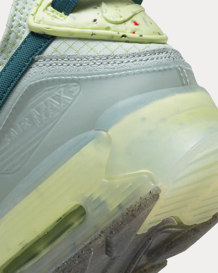 Nike Air Max Terrascape 90 Grey Haze / Seafoam / Light Liquid Lime / Dark Teal Green Low Top Sneakers - 6