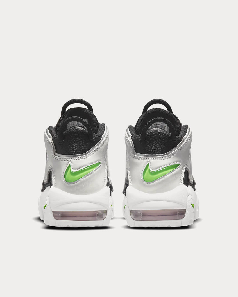 nike uptempo white green
