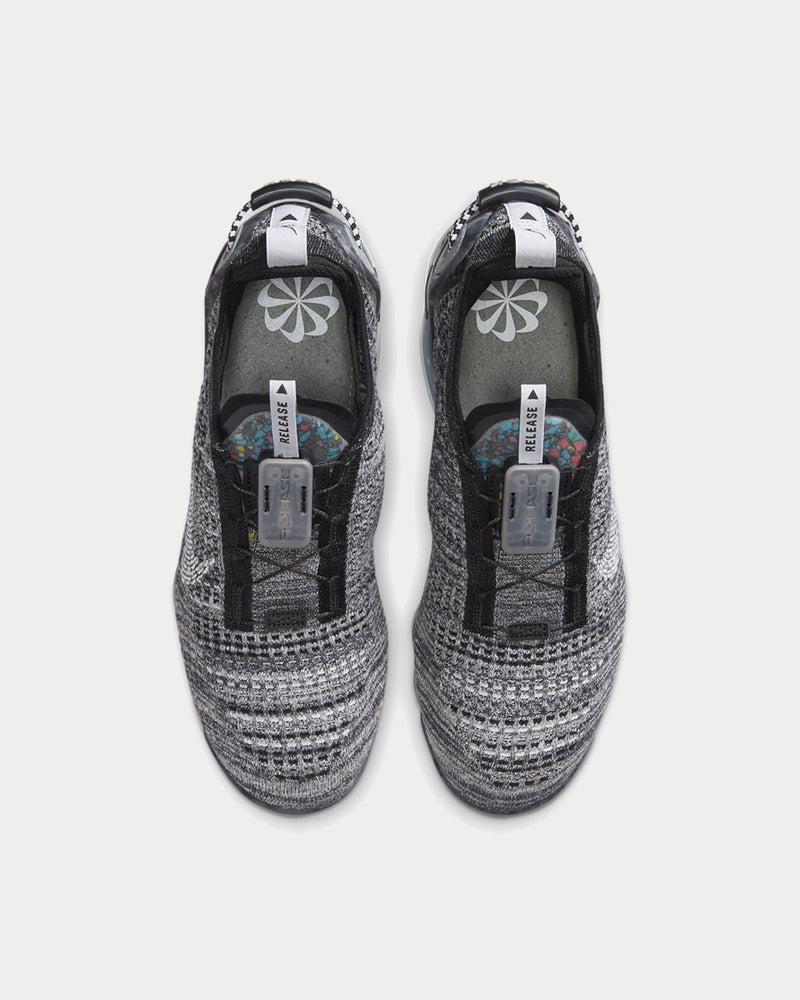 Nike Air VaporMax 2020 Flyknit Black Low Top Sneakers - 3
