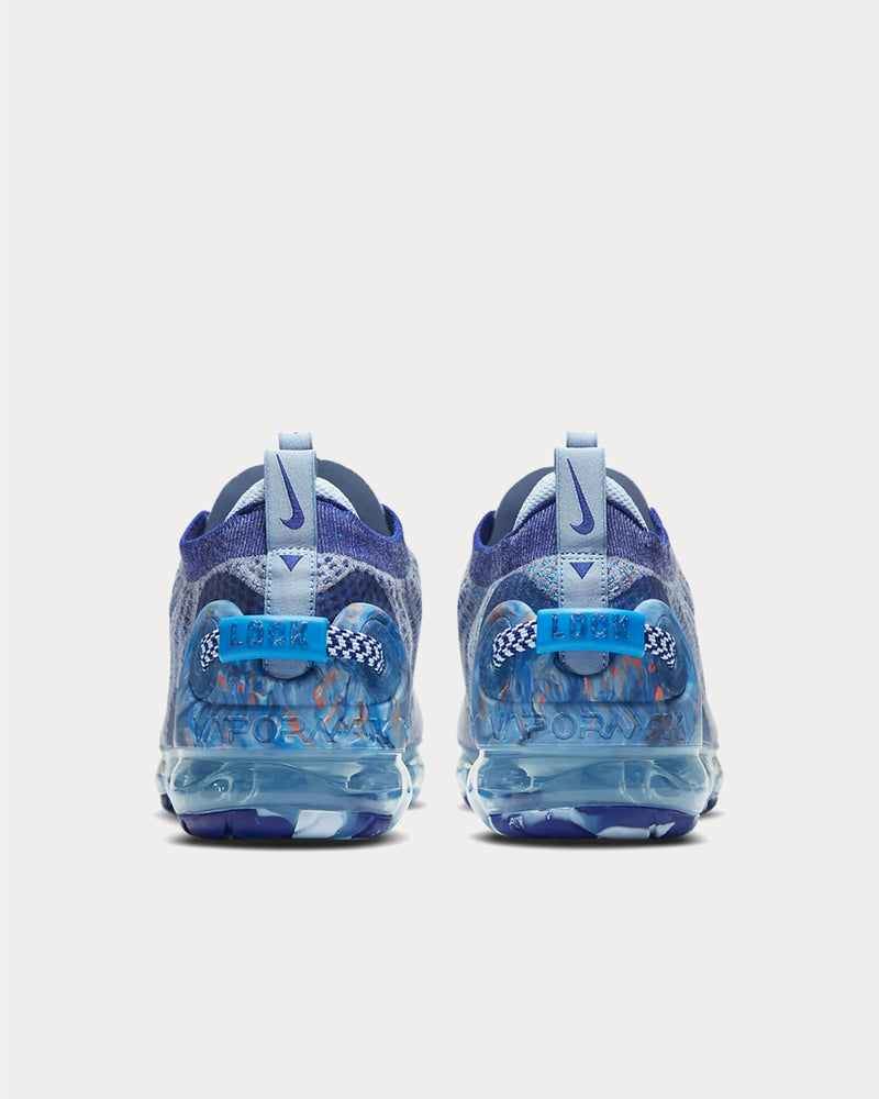 Nike Air VaporMax 2020 Flyknit Stone Blue Low Top Sneakers - 5