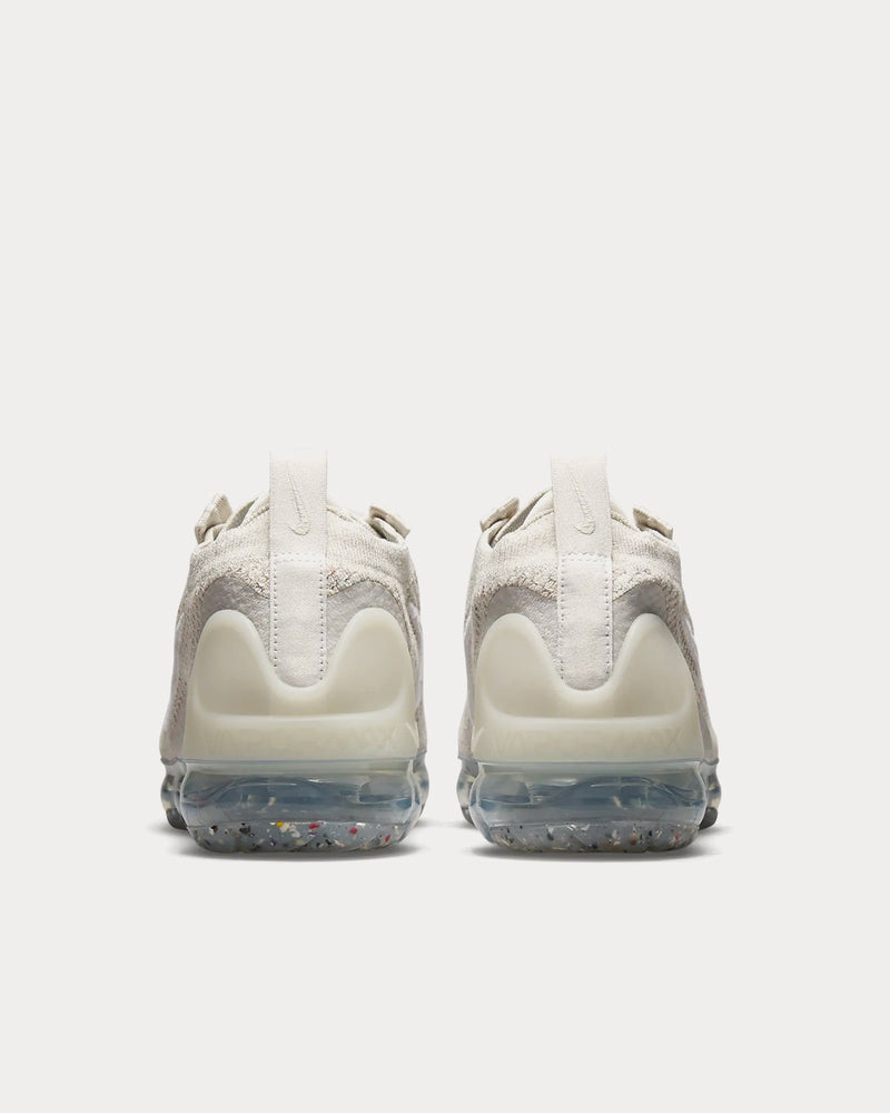Nike Air VaporMax 2021 FK Light Bone / Phantom / Metallic Silver / White Low Top Sneakers - 4