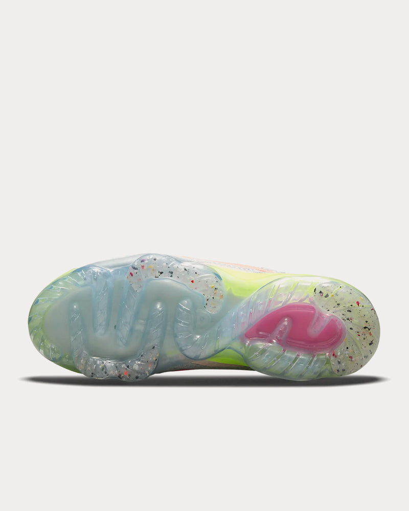 Nike Air VaporMax 2021 FK Photon Dust / Bright Mango / Volt / Hyper Pink Low Top Sneakers - 5