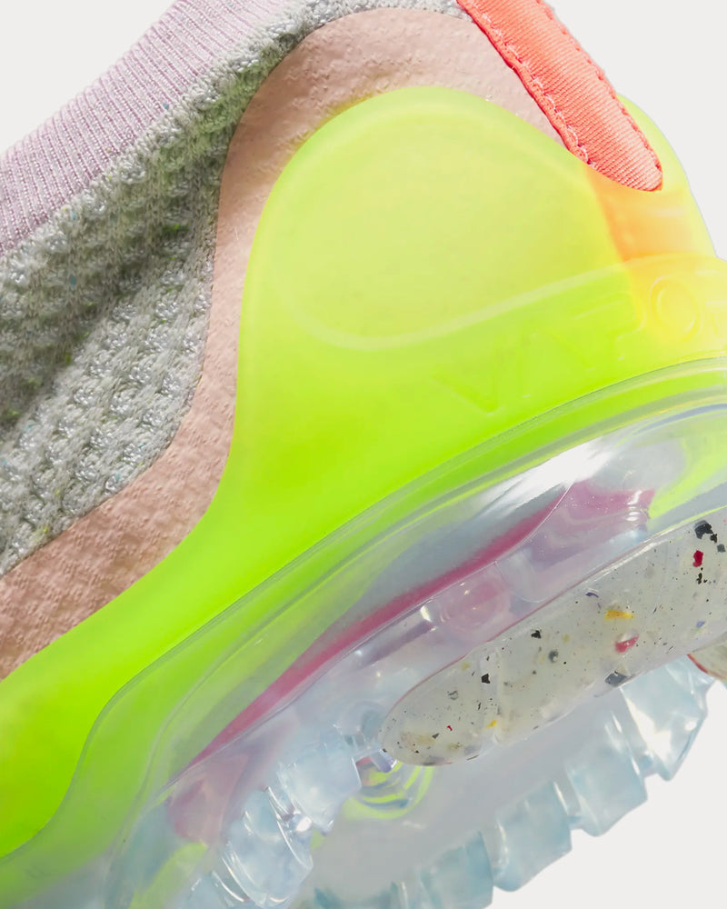 Nike Air VaporMax 2021 FK Photon Dust / Bright Mango / Volt / Hyper Pink Low Top Sneakers - 6