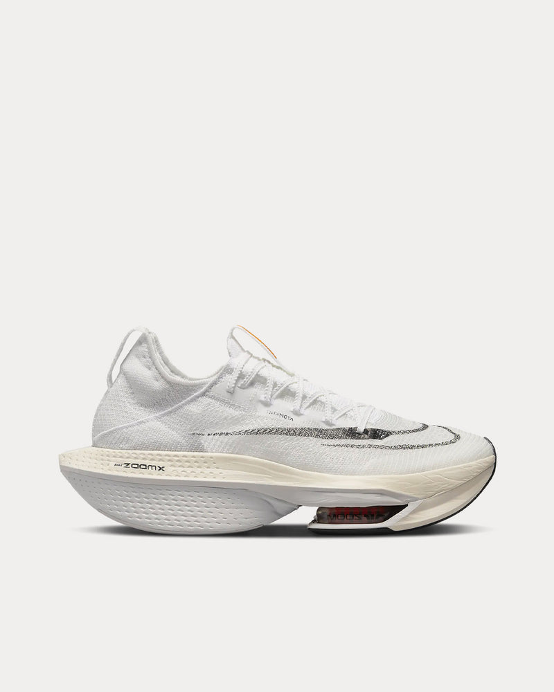 Nike Air Zoom Alphafly NEXT% 2 Proto White / Total Orange / Black Running Shoes - 1