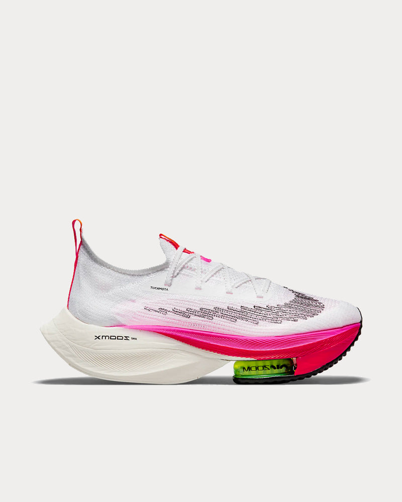 Nike Air Zoom Alphafly NEXT% Flyknit White / Black / Black / Black Running Shoes - 1